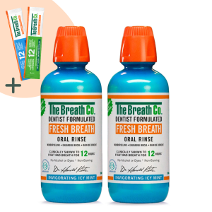 The Breath Co. Friss Lehelet szájvíz duopack - Jeges Mentol íz