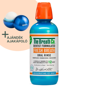The Breath Co. Friss Lehelet szájvíz, 500 ml - Jeges Mentol íz