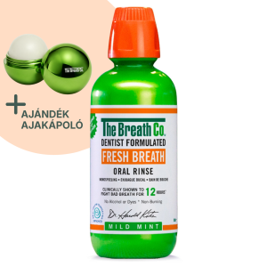 The Breath Co. Friss Lehelet szájvíz, 500 ml - Enyhén Mentolos íz