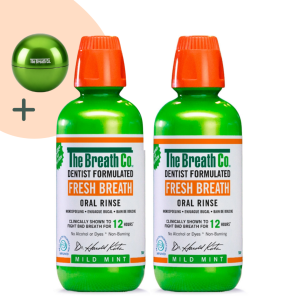 The Breath Co. Friss Lehelet szájvíz duopack - Enyhén Mentolos íz